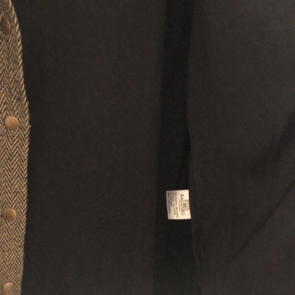 Ragdoll Wool Blended Herringbone Oversized Shirt Jacket - Picture 9 of 16